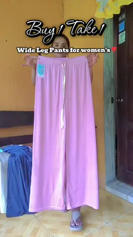 Buy 1 take 1 Wide Leg Pants for women's ❣️ #OOTD #outfitideas #widelegpants #pants #pantsforwomen 