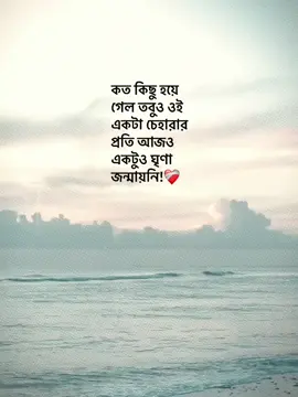 কত কিছু হয়ে গেল তবুও ওই একটা চেহারার প্রতি আজও একটুও ঘৃণা জন্মায়নি!#fyp #foryou #trending #status #trendingsound 