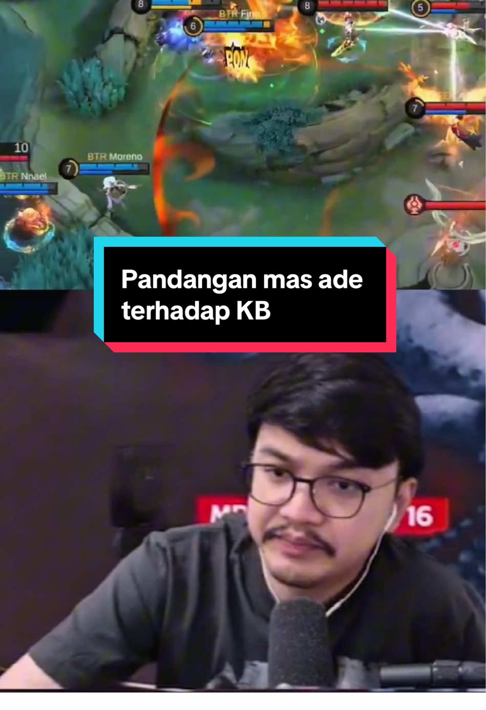 Pandangan mas Ade terhadap KB! #clipmlbb #clipmpl #kbmlbb #clipkb #adesetiawan 