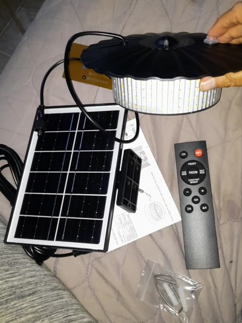 Solar lighting, great in emergencies, or to help save on electric #solar  #solarlight 