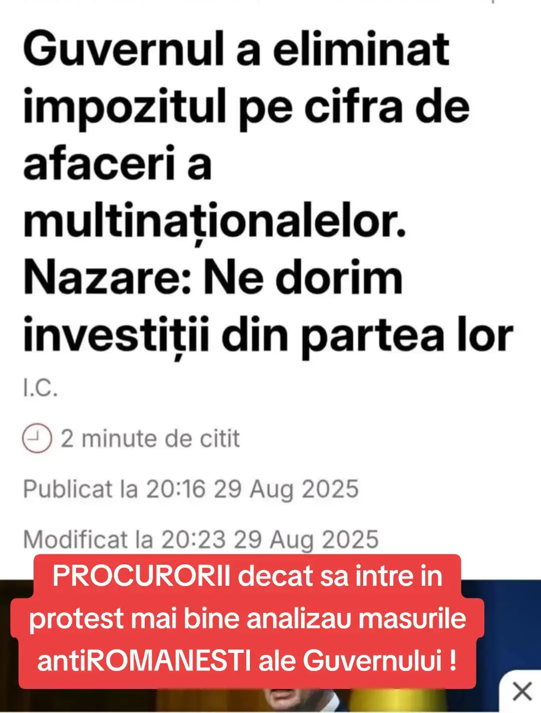 Subminarea economiei României înseamnă acțiuni sau inacțiuni, interne sau externe, care slăbesc în mod deliberat sau ca o consecință negativă capacitatea țării de a produce bunuri și servicii, de a menține stabilitatea financiară și de a asigura un nivel de trai decent pentru cetățenii săi. Este un proces complex care poate eroda treptat sau brusc fundamentele economice ale statului. ​## Ce înseamnă, mai exact? ​Practic, subminarea economiei naționale se referă la orice activitate care împiedică dezvoltarea economică sănătoasă și sustenabilă. Aceasta poate duce la: ​Sărăcie generalizată: Oamenii își pierd locurile de muncă, salariile scad, iar puterea de cumpărare se diminuează. ​Creșterea datoriilor: Statul se împrumută masiv pentru a acoperi cheltuielile curente, ceea ce pune presiune pe generațiile viitoare. ​Dependența de importuri: Țara nu mai produce suficient pentru a-și acoperi necesarul și devine vulnerabilă la șocurile externe. ​Degradarea serviciilor publice: Nu mai sunt suficienți bani pentru educație, sănătate sau infrastructură. ​Pierderea suveranității economice: Deciziile economice importante nu mai sunt luate în interesul național, ci sub presiunea unor factori externi sau a unor grupuri de interese. ​## Cum se poate submina economia României? ​Există mai multe modalități prin care economia poate fi slăbită, adesea interconectate: ​Factori Interni ​Corupția și Incompetența Administrativă: Deturnarea fondurilor publice, contractele preferențiale acordate de stat și administrarea proastă a resurselor împiedică investițiile productive și dezvoltarea. Atunci când banii destinați autostrăzilor sau spitalelor ajung în buzunare private, întreaga economie suferă. ​Evaziunea Fiscală: Neplata taxelor și impozitelor la scară largă privează bugetul de stat de sume uriașe. Fără acești bani, statul nu poate finanța proiecte de infrastructură, educație sau sănătate, care sunt motoare ale creșterii economice pe termen lung. ​Politici Economice Incoerente: Schimbările legislative frecvente și imprevizibile, cum ar fi modificările bruște ale Codului Fiscal, creează un climat de nesiguranță pentru investitori. Companiile, fie ele românești sau străine, ezită să investească pe termen lung dacă regulile jocului se schimbă constant. ​Distrugerea Capitalului Autohton: Favorizarea nejustificată a companiilor străine în detrimentul celor locale sau politicile care duc la falimentul firmelor românești pot reduce capacitatea economiei de a genera valoare adăugată în interiorul țării. ​Depopularea și 