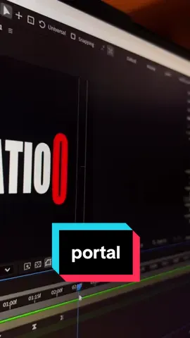 Минималистическая анимация в стиле portal 🔃 #aftereffect #logoanimation #motiongraphics #portal #fyp 
