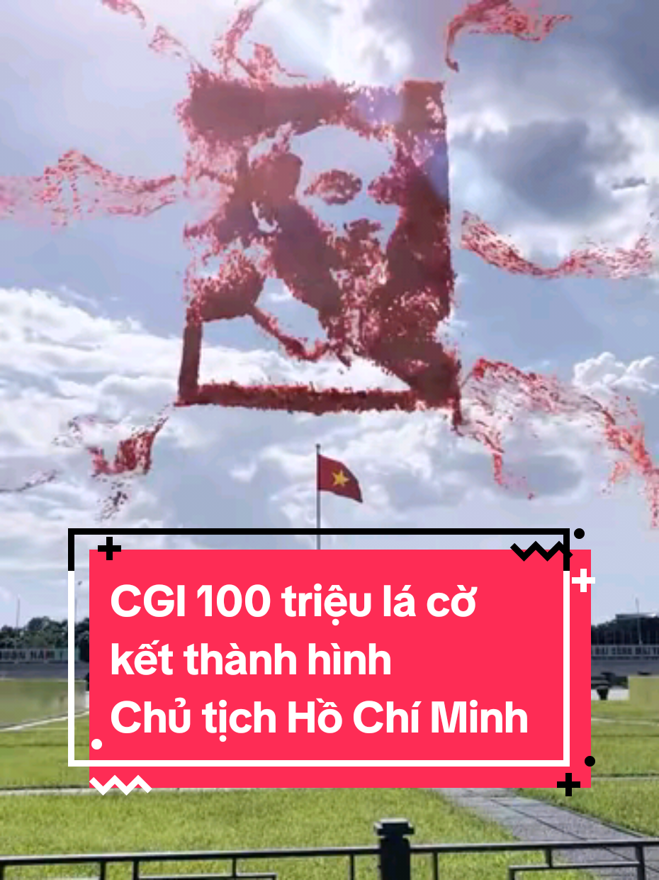 Tuấn xem được clip này trên #OFFB của FB Nguyễn Xuân Thành và team đã cất công dựng 100 triệu lá cờ Tổ quốc bằng kỹ xảo đồ hoạ CGI kết nên hình Chủ tịch Hồ Chí Minh nên quyết định share ngay lan tỏa niềm tự hào hướng đến Quốc khánh 2/9! #vietnam  #quockhanh #chutichhochiminh  #nguyenthanhtuan 