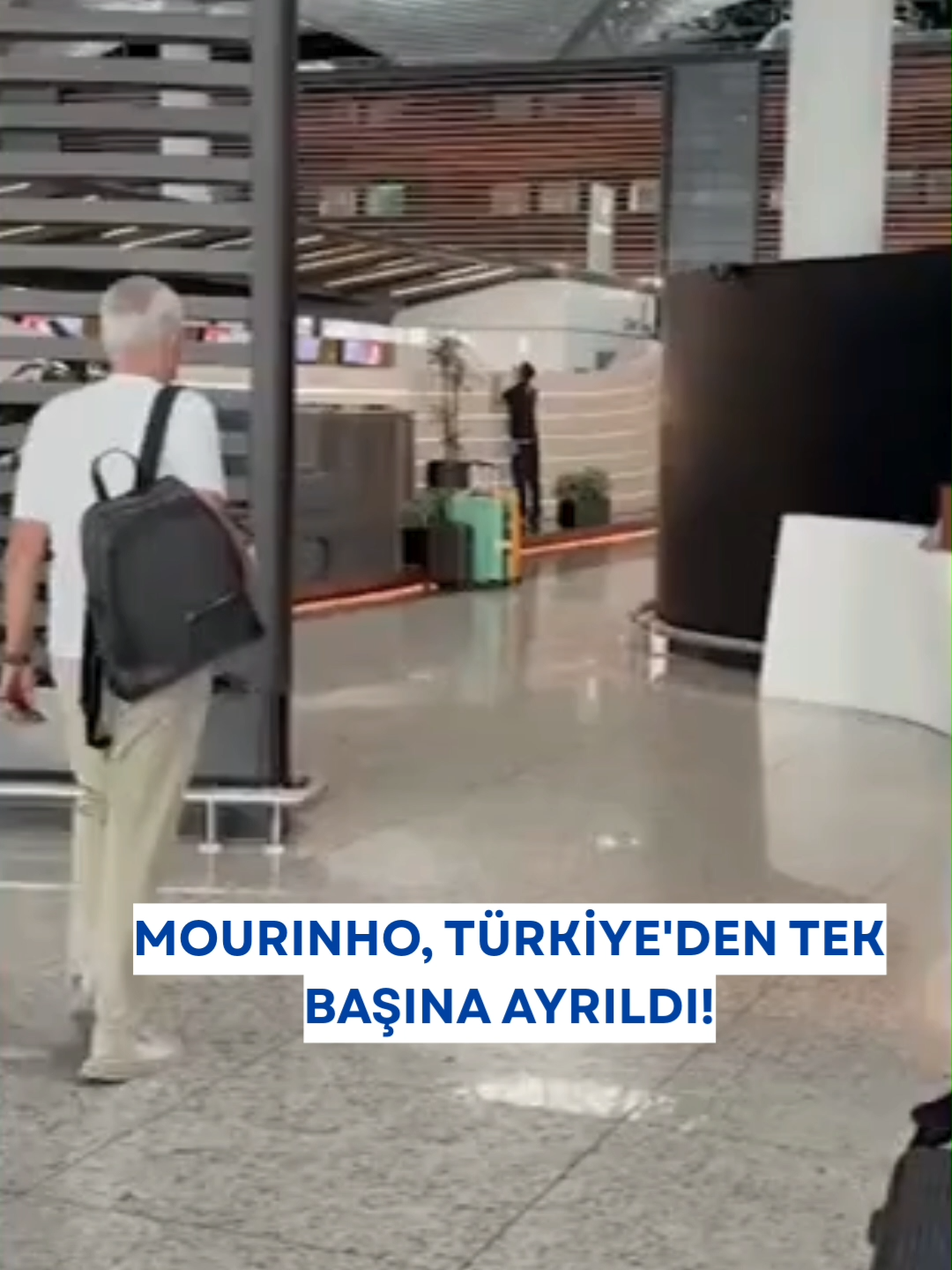 Fenerbahçe'nin yollarını ayırdığı Jose Mourinho, Türkiye'den tek başına ayırıldı. #josemourinho #fenerbahçe #ekolsports
