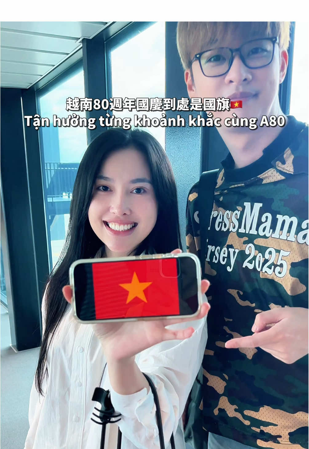 越南國慶都是國旗超美的！2/9 Tinh thần dân tộc của Việt Nam khiến bạn bè quốc tế ngỡ ngàng #tuyenngondoclap #a80 #80namquockhanh #dieubinh #quockhanh              