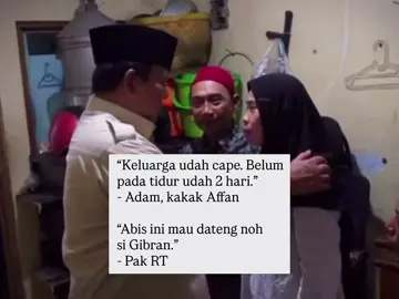potret lelah klg affan melayani pejabat yg melayat #affan #affankurniawan #duka #fypシ゚ 