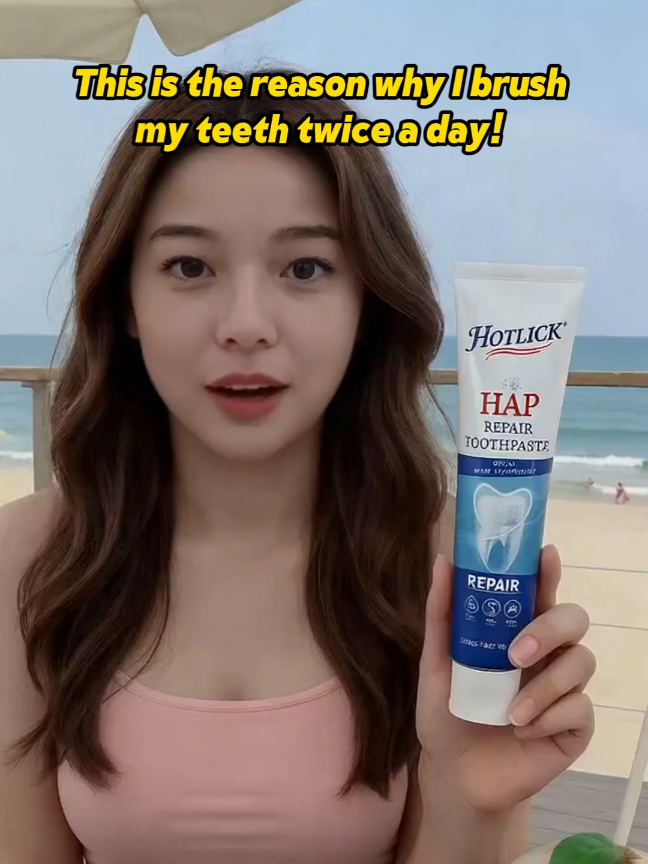 This is my favorite toothpaste!#tiktokshop #whiteningtoothpaste #toothpaste #dentalhealth #goodthing 