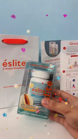 Finally found the best Glutathione! Thank you @Eslite S-Acetyl Glutathione 💖🥳  #EsliteGlow #TripleTheEffect #PaydayGlow #99GlowDeals
