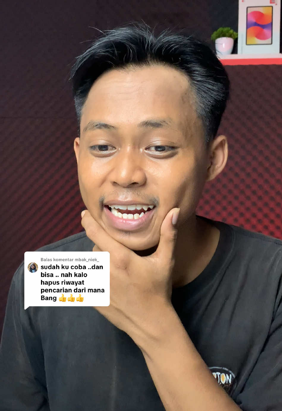Membalas @mbak_niek_ Cara hapus riwayat pencarian di Tiktok🗿#caragadget 