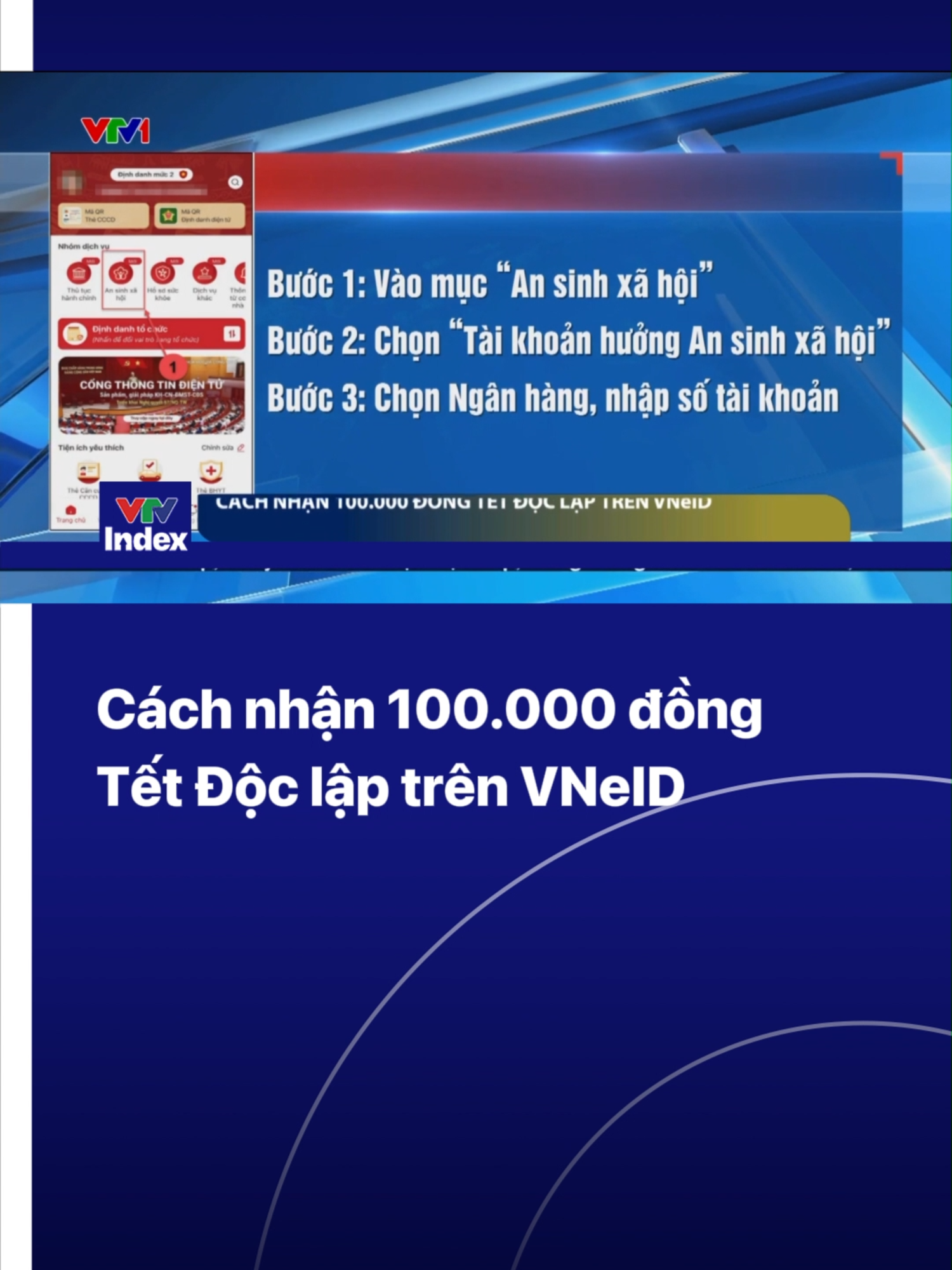 Người dân có thể nhận 100.000 đồng qua tài khoản VNeID nhân dịp kỷ niệm 80 năm Cách mạng Tháng Tám thành công và Quốc khánh 2/9. #Quockhanh2thang9 #TetDoclap #A80 #vtvdigital #tiktoknews