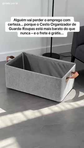 ✨ Não perca! Casa organizada com estilo! #cesto #organizador #multiuso #armazenamento #fretegratis 