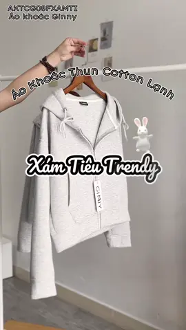 Áo Khoác Thun Cotton Lạnh mát rượi siêu đãaa, mềm mịn da nhà mình chọn liền cho iemmm♥️TAGE CG08 ❄️❄️#aokhoacginny #aokhoac #aokhoacchongnang #aokhoacchinhhang #ginhouse #aokhoacthun #thunlanh 