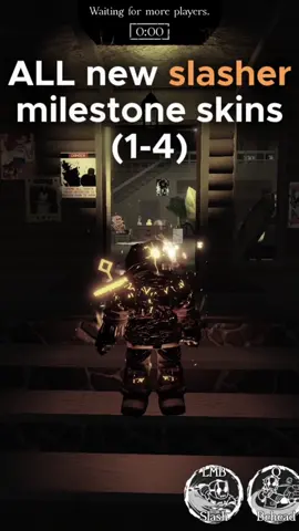 ALL new slasher milestone skins || forsaken #forsaken #roblox 
