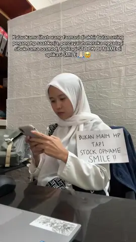 SMILE yang ngga bikin 😊 #apoteker #apotekerpuskesmas #farmasi #stockopname #pharmacist