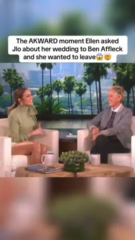Why would Ellen ask her this. Jlo looks stunning #jlo #benaffleck #fyp #ellen 