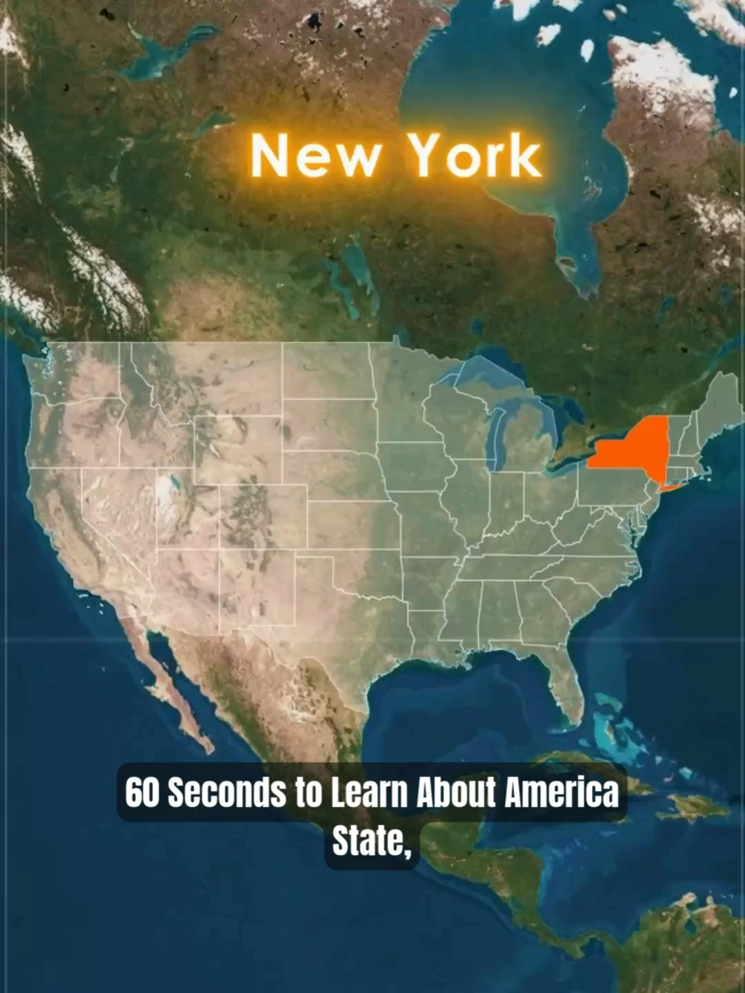 New York 60 Seconds to Learn About a America State New Amsterdam Birthplace of the United States#Geography #mapanimation #unitedstate #viral #america #viralvideo #newyork #newyorkcity