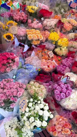 Cuz You’re my favorite ❤️ #flowers #buyyourownflowers #viral #ปากคลองตลาด 