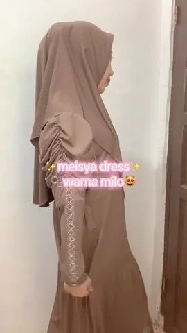 ✨meisya dress🤎😻#gamiskekinian #gamisjerseypremium #fashionmuslimah #fyp 