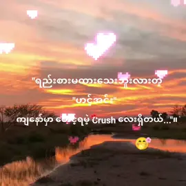 စောင့်ရမဲ့ Crush လေးရှိတယ်..။ . . #fypシ゚ #စာတို #100k #fypage #tiktok 