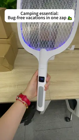 Perfect for indoor and outdoor use! Zaps flies, mosquitos, fruit flies, gnats, moths, and more! This is a 2-in-1 bug zapper! Can be used as a zapper lamp or zapper swatter! #flyswatter #bugzapper #outdoorfun  #electriczapper #electricflyzapper #mosquitozapperlamp #Outdoors #indoors #flies #mosquito #bugs 