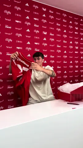 First time seeing his new shirt 🥹 #nffc #pl #PremierLeague