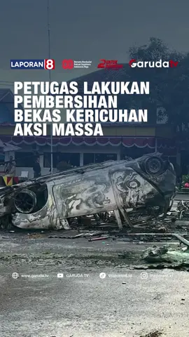 Imbas aksi massa pada Jumat malam kemarin menyebabkan halte Transjakarta di depan Polda Metro Jaya dan Polsek Jatinegara hangus terbakar serta mengalami kerusakan. Untuk mengetahui pantauan terkini di sekitar halte Polda Metro Jaya, kami telah terhubung dengan jurnalis Garuda TV, Nourmalita Anwar, dan Nindy Dewinta yang berada di Polsek Jatinegara. Laporan  Tim Garuda TV. Caption | Admin: Filda #garudatv #laporan8 #aksimassa #jakarta #poldametrojaya #polsekjatinegara #halte #transjakarta #peristiwa