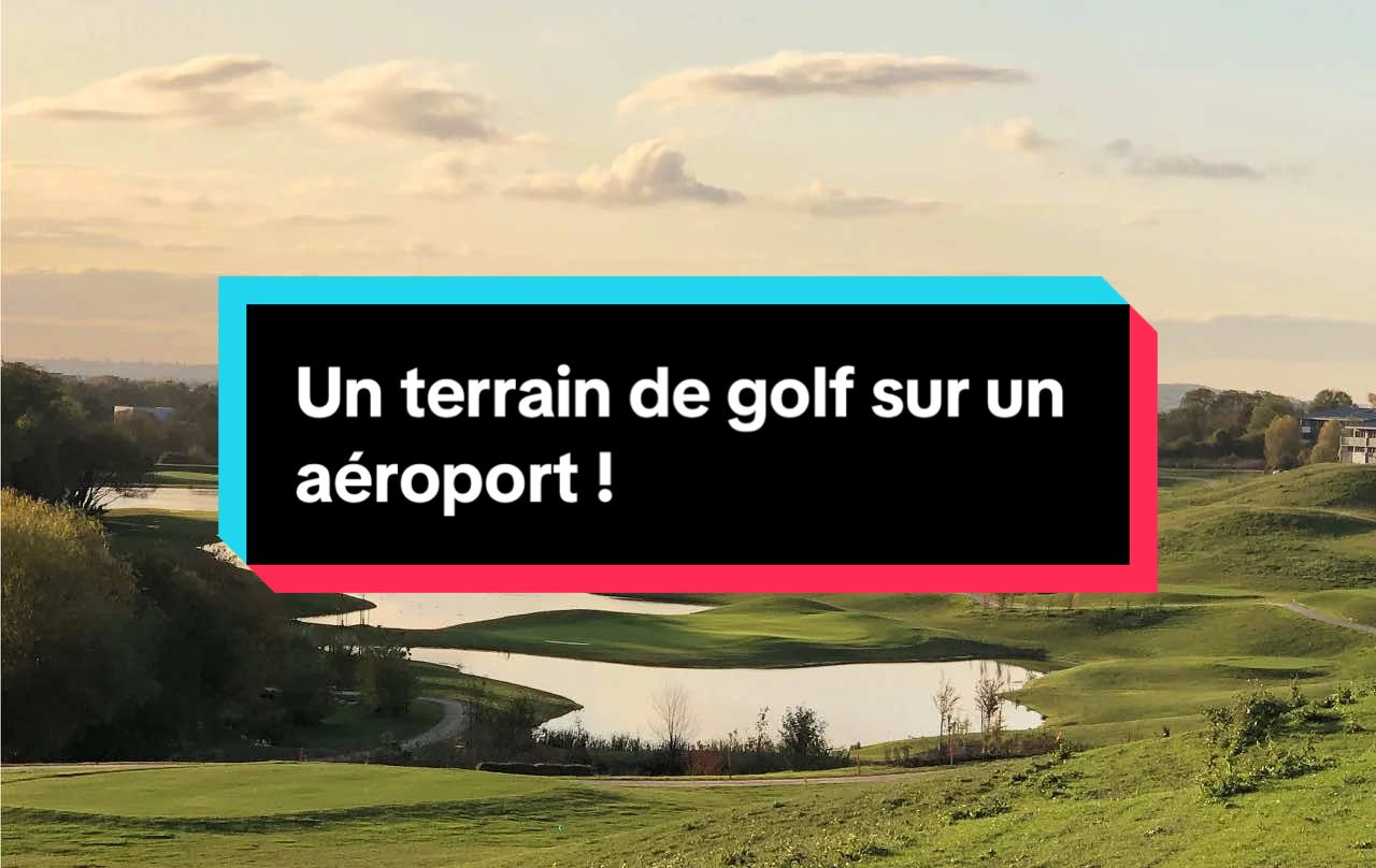 Un terrain de golf sur un aéroport !  #boeing #airbus #fly #avion #france 