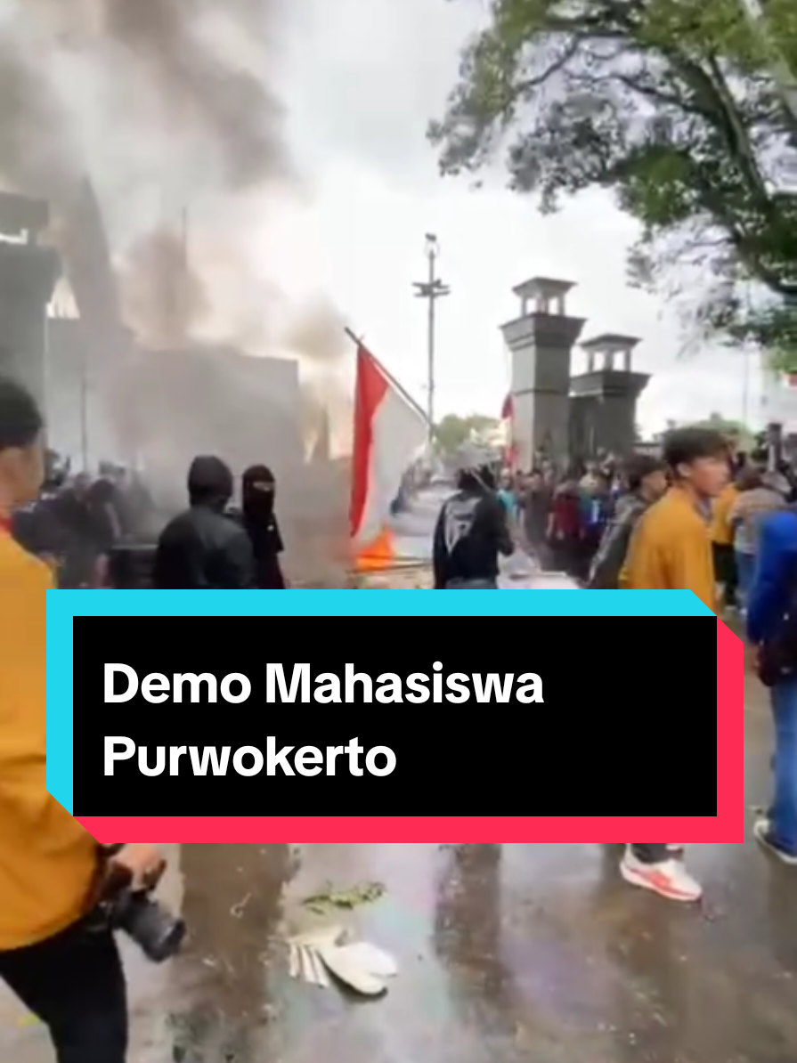 Demo Purwokerto hari ini.. #fyp #purwokerto #demopurwokerto #banyumas #banyumas24jam 