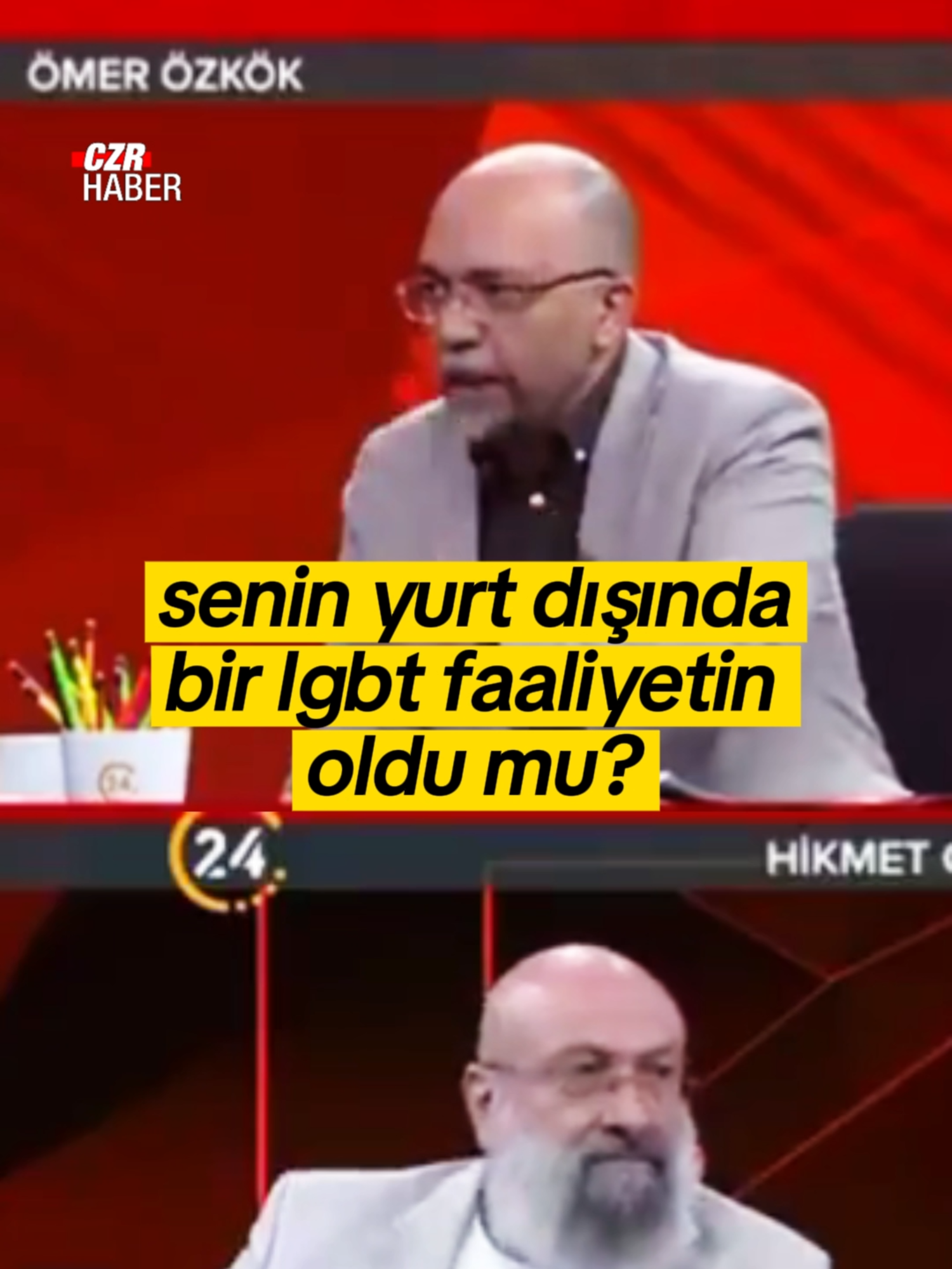 #alimahirbaşarır 'a #melihgökçek ; '' Senin yurtdışında bir lgbt faaliyetin oldu mu? '' sorusuna çok sert yanıt verdi..
