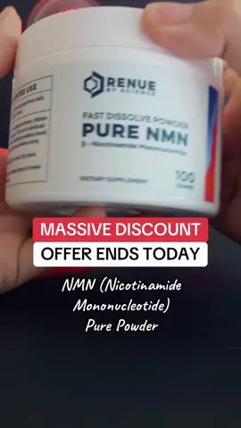 NMN (Nicotinamide Mononucleotide) Pure Powder Disclaimer : Prices vary based on promotions, discounts, and offers. @RBS.RenueByScience  #TikTokShopCreatorPicks #tiktokshoplabordaysale #antiaging #nmn #tiktokshopbacktoschool 