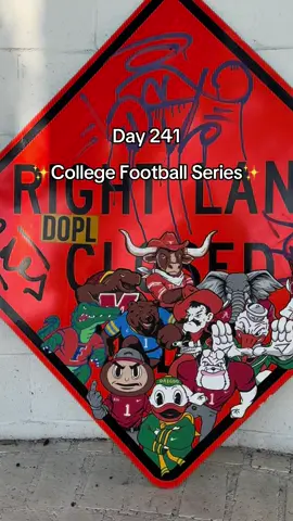 ‼️TAG YOUR TEAM‼️ Art by Danny Gutierrez #CollegeFootball #artist #easports #fypシ #fypシ 