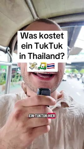 Wie viel kostet ein TukTuk in Thailand? 💸🛺🇹🇭 Auch wenn es immer ein bisschen lebensmüde ist, liebe ich die Fortbewegung mit dem TukTuk durch die busy Stadt 💯 Bist Du selber schonmal in Thailand TukTuk gefahren? 🤷🏽‍♂️ Mach das Plus weg um keinen weiteren Content von mir aus Thailand zu verpassen ➕✅  #thailand #tuktuk #preis #thailandreise #reisekosten  