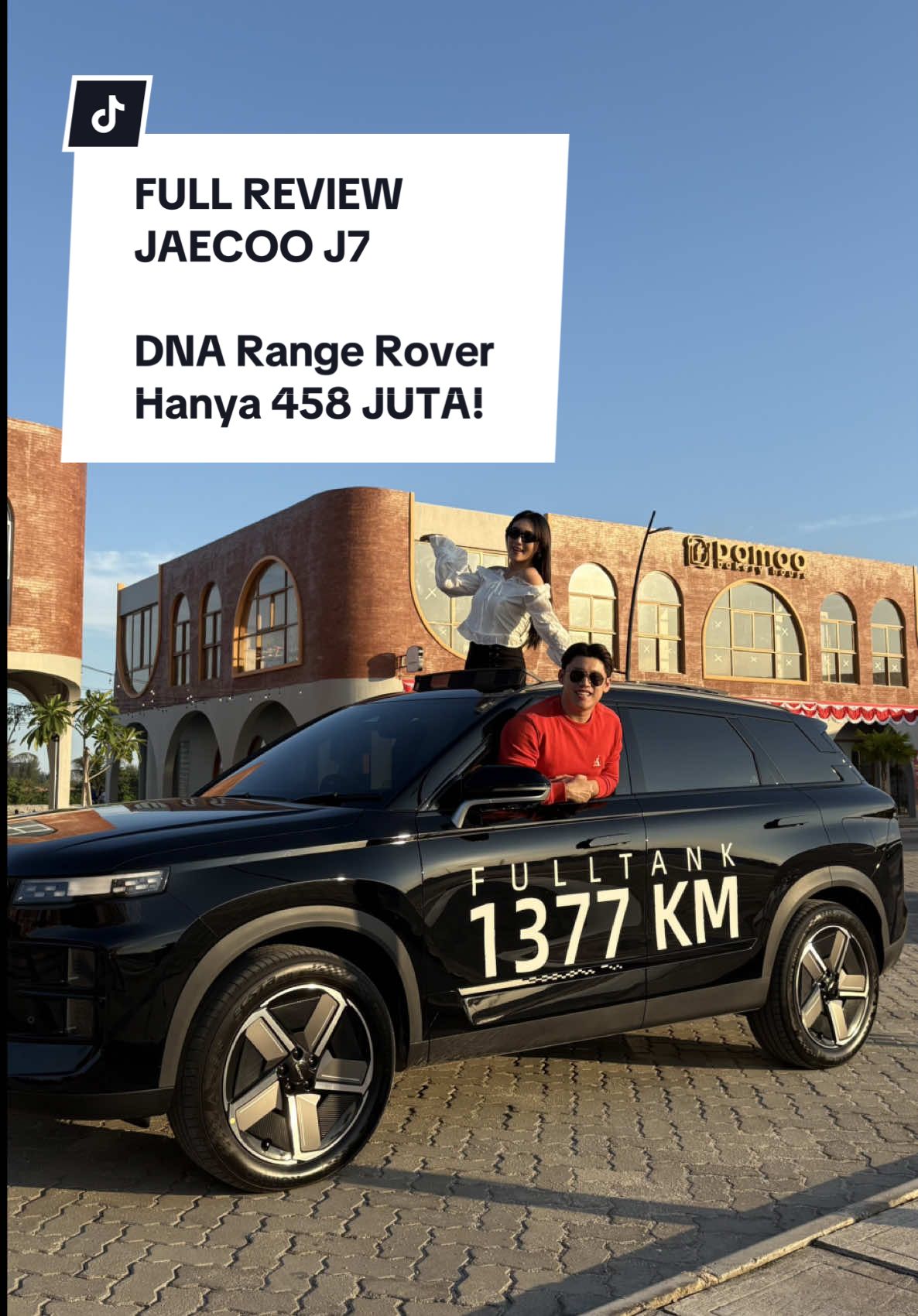 CAPTION JAECOO Kenalin  mobil yang satu ini ‼️ Mobil yang bisa bikin kamu ngerasa classy kayak Range Rover😎 tapi lebih smart, stylish, & future-ready… THIS IS Jaecoo J7 ✨ ⚡ Power 255kW, Torsi 525Nm → 0–100 km cuma 7,3 detik 🌈 Interior premium: panoramic sunroof, ambience light 64 warna, kursi dingin & panas 🛡️ Full safety: 19 ADAS + 540° camera + 8 airbags 🔌 Lifestyle ready: V2L bisa buat BBQ & nonton outdoor Jaecoo Batam  +62 812-5886-8869 From Classic, Beyond Classic — Jaecoo J7 is the real dream SUV 🤍 #JaecooJ7 #DreamSUV #LifestyleOnWheels 