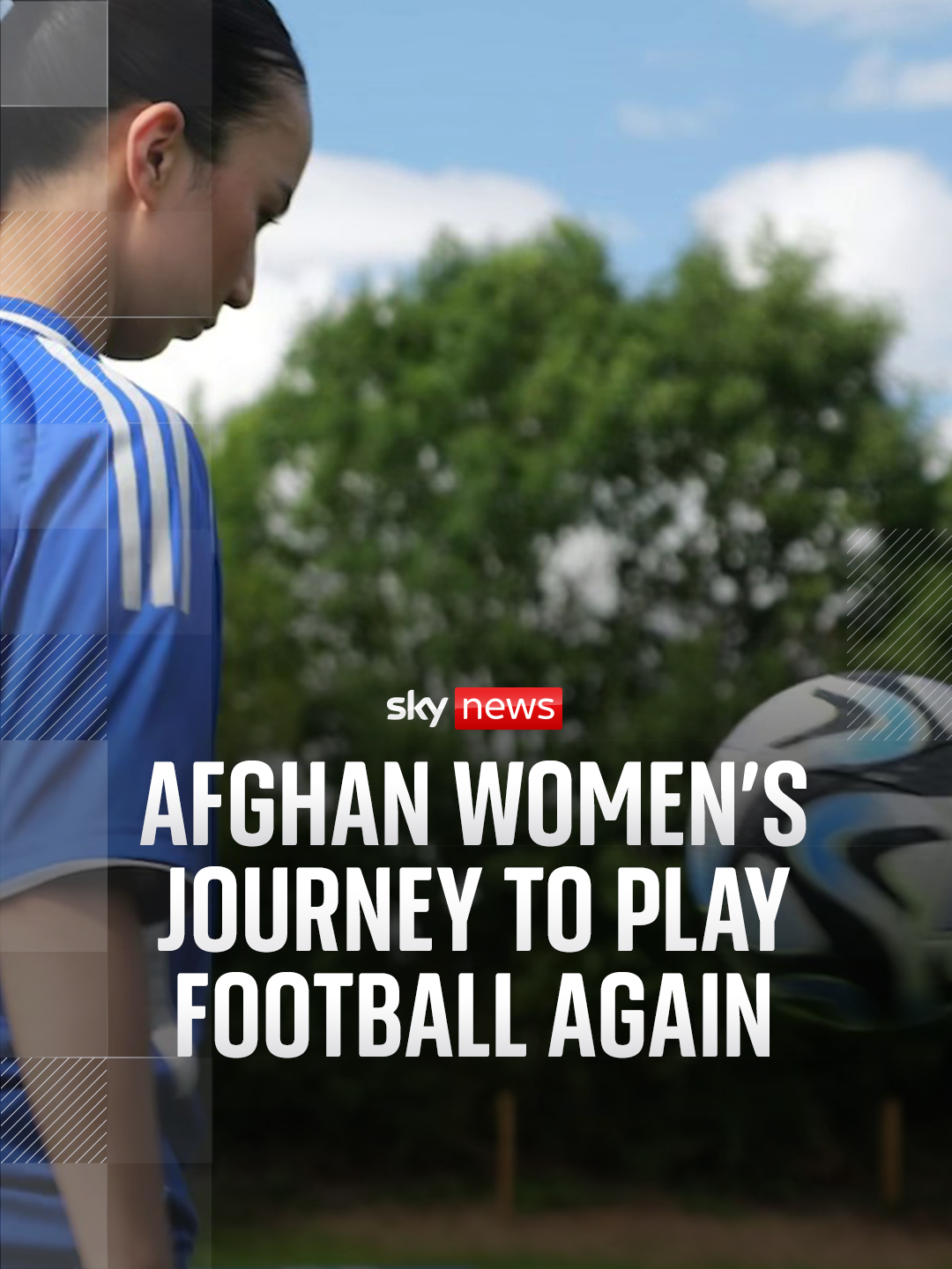 Female footballers from Afghanistan have been reunited in England, as they compete for places on the Afghan refugee team, uniquely established by FIFA.⁠ ⁠ 🔗 Tap the link in the comments to read more⁠ #Womensfootball #SkyNews