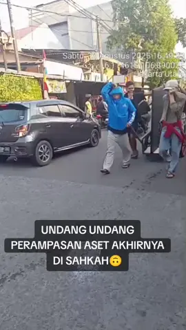 undang undang perampasan aset akhirnya di sahkan oleh rakyat #infodemohariini #sahroni 