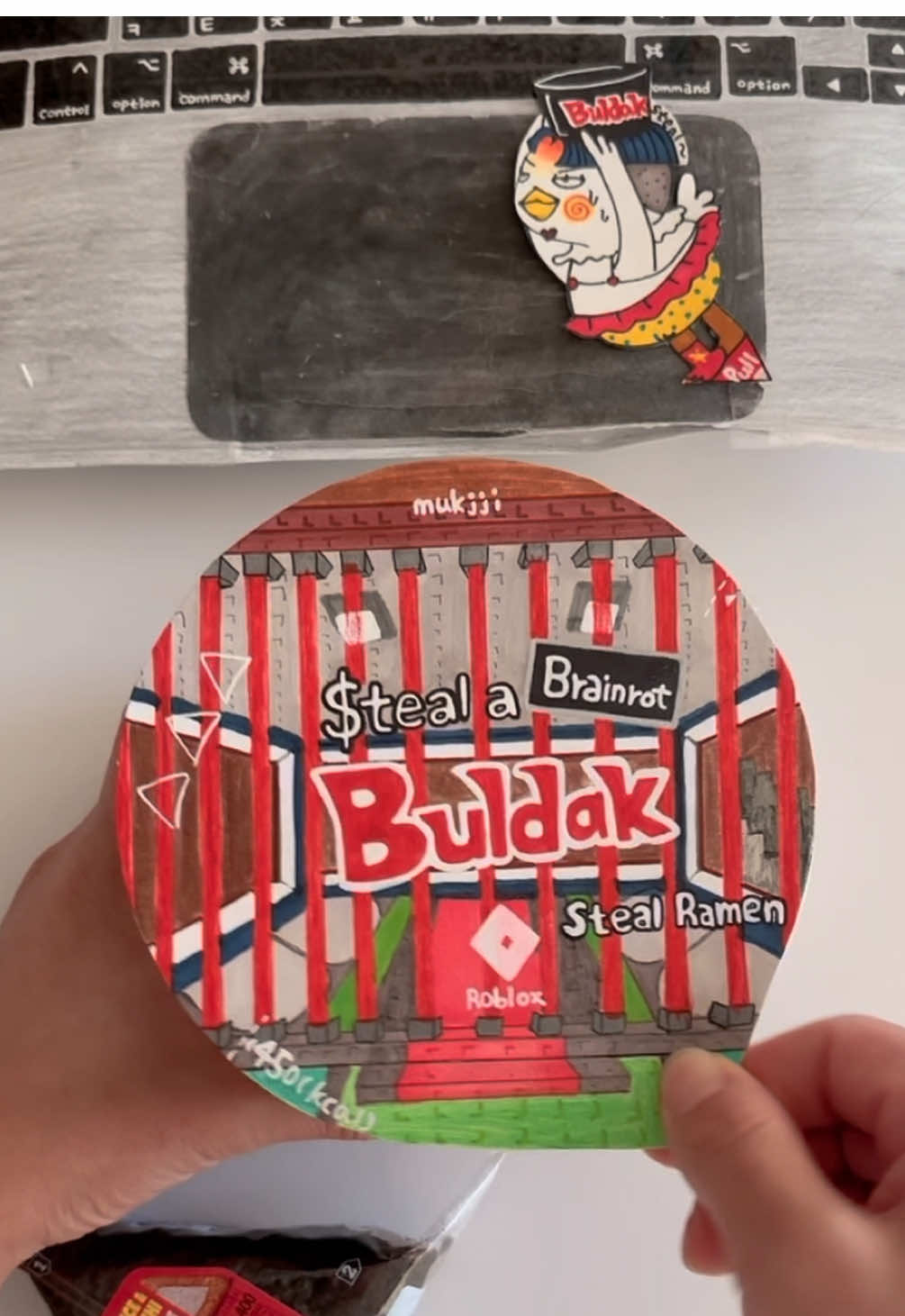 Steal a brainrot❌ Steal buldak⭕️ #roblox#stealabrainrot#mukbang #buldak#ramen
