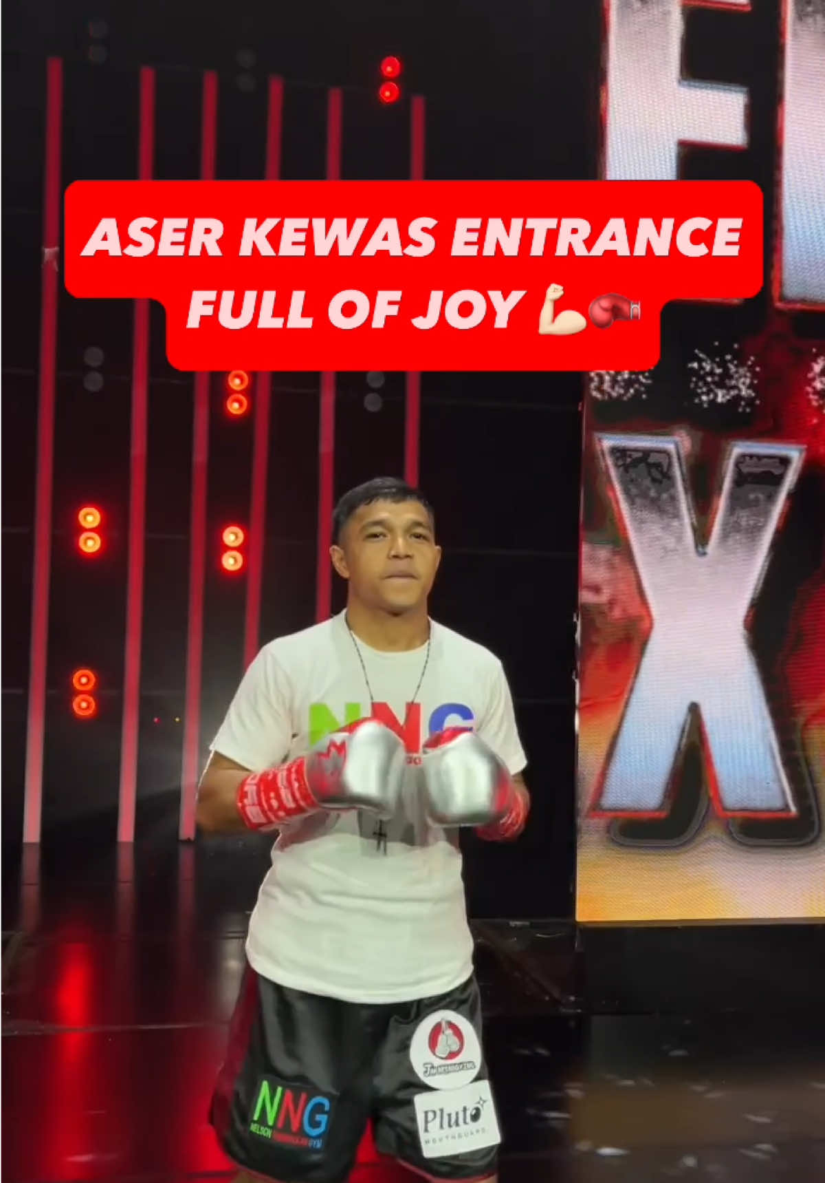 ASER KEWAS MAKING HIS DEBUT AT BYON COMBAT STAGE!!  #byoncombat #byonmadness #byonsports 