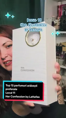 Top 15 parfumuri arăbești / middle eastern preferate  Locul 11 - Her Confession by @Lattafa Perfumes  #topfragrances #arabicperfumes #lattafa #valkyriafrags #parfumtiktok 