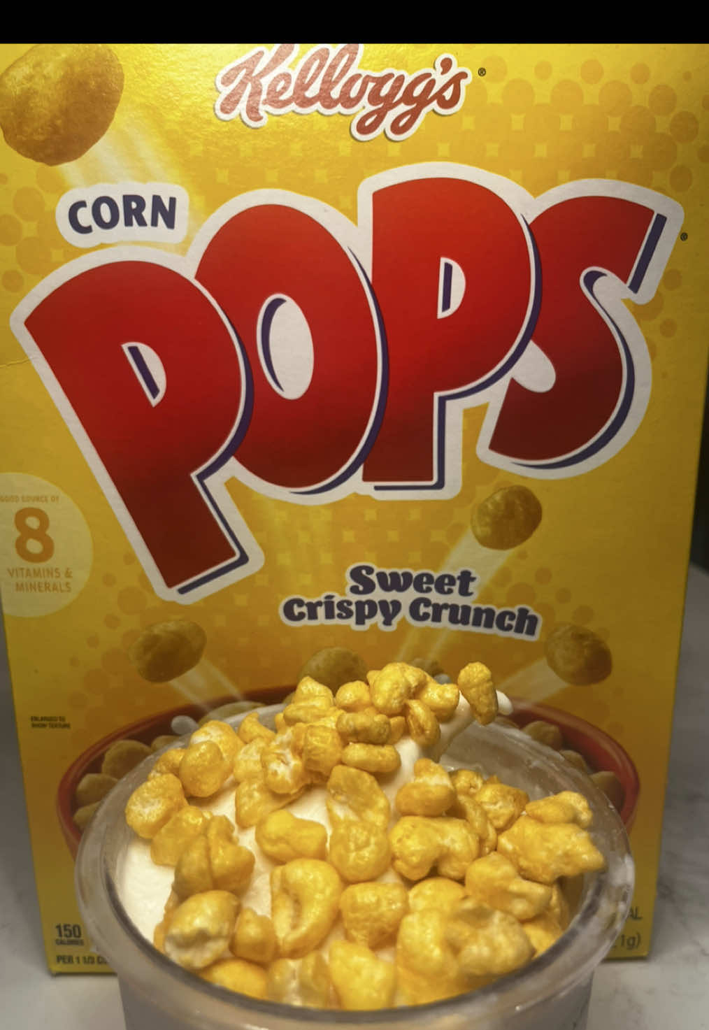 𝗖𝗘𝗥𝗘𝗔𝗟 𝗦𝗘𝗥𝗜𝗘𝗦 𝗣𝗔𝗥𝗧 𝟲: 𝗖𝗢𝗥𝗡 𝗣𝗢𝗣𝗦 🌽✨ 🎶 ITS CORN (POPS)! I can’t imagine a more beautiful thing 🎶😍🥣 Sweet, crunchy, and packed with protein—this bowl is poppin’ 👏 📊 𝟰𝟮𝟬 𝗰𝗮𝗹𝗼𝗿𝗶𝗲𝘀 | 𝟰𝟬𝗴 𝗽𝗿𝗼𝘁𝗲𝗶𝗻 Follow @ninjacreami_queen to see more healthy cereal ice cream flavors 🥣🍦 #ninjacreami #cornpops #kelloggs #ninjacreamirecipes #proteinicecream    @Ninja Kitchen @fairlife @Premier Protein @KelloggscerealUS @Corn 