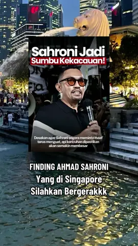 AHMAD SAHRONI KABUR. Silahkan yang di Singapore Bergerak !!!! #ahmadsahroni #singapore #dpr #dprri #demo2025 #ripdemokrasi #viral 