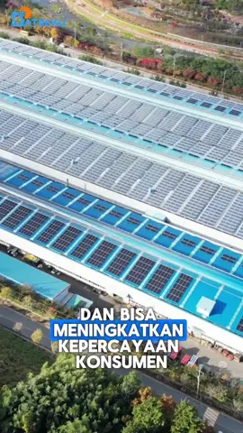 Dengan solar panel, pabrik bisa hemat biaya listrik, energi lebih stabil, dan punya citra ramah lingkungan. Bukan hanya solusi energi hijau, tapi juga langkah bisnis yang lebih cerdas untuk masa depan 🌍 #SolarPanel #EnergiTerbarukan #PabrikHijau #HematEnergi #GoGreen #EnergiMatahari #SmartBusiness