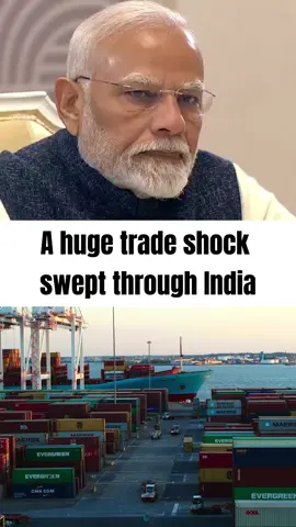 A huge trade shock swept through India #usa #china #india #tariff #foryou 
