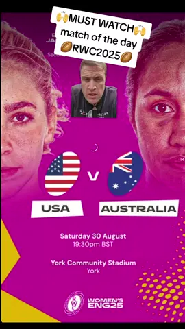 Genuinely excited for this match. Who is tuning in? (or lucky enough to go there live?) #WomensRugby #RWC2025 #ilonamaher #wallaroos #usarugby 