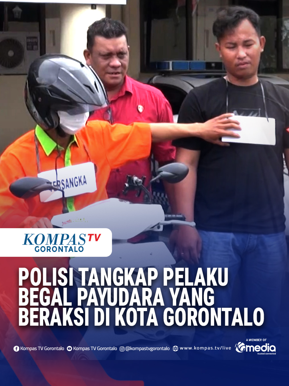 Polisi Bekuk Pelaku Begal Payudara di Kota Gorontalo,Pelaku Terancam Pidana 9 Tahun Penjara #kompastvgorontalo  #gorontalo