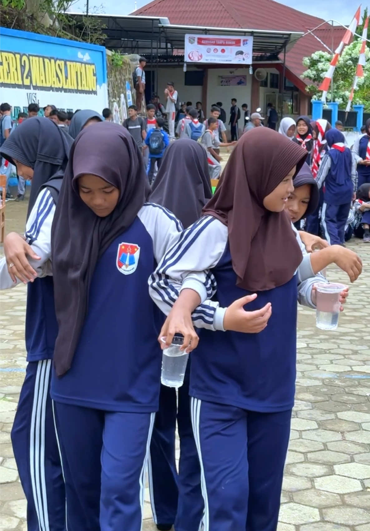 Wajah wajah tegang atau bahagia ini #spendawali #agustus #lomba 
