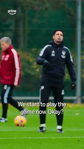 When Arteta played ‘You’ll Never Walk Alone’ in Arsenal training ahead of a trip to Anfield 🔴🎶😅 #arsenal #liverpool #ynwa #PremierLeague #afc 