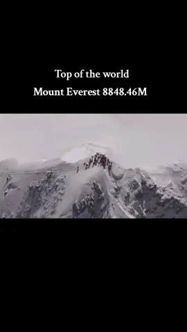 This is the true summit of Everest captured by our drone you can clearly see the two summit routes, one from Nepal and the other from China. #NEPAL  #Everest 