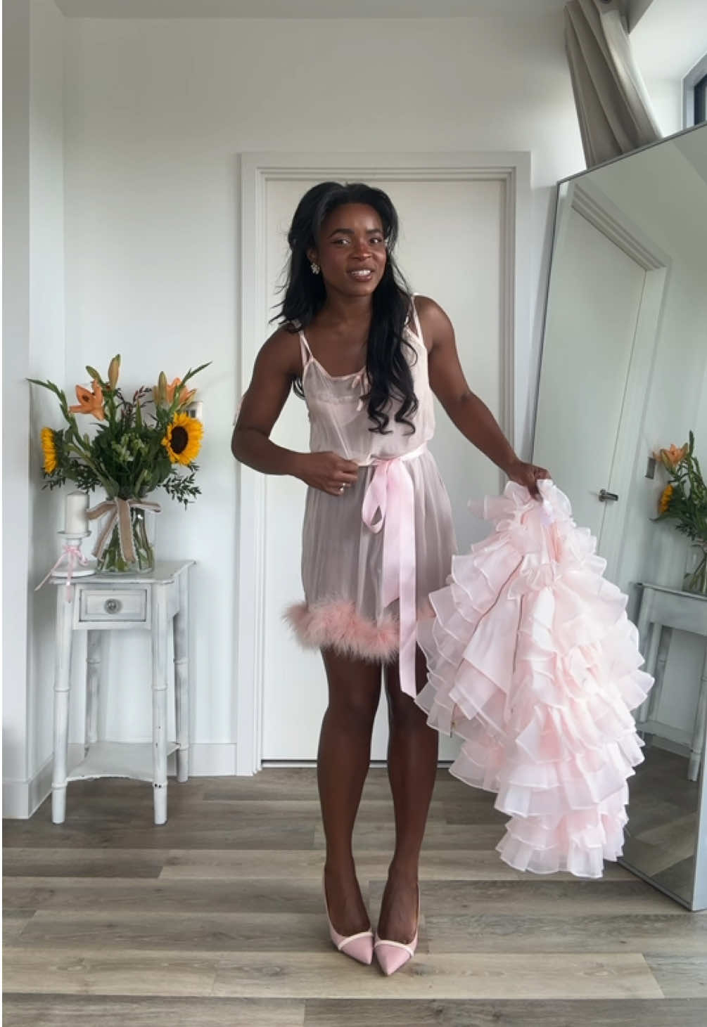 hi so like should i wear this for my birthday today?! #birthdaydress #romanticizeyourlife #softblackgirl 