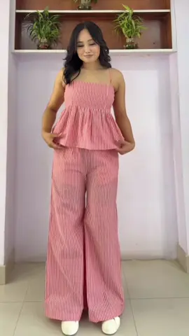 Cotton jumpsuit available in all sizes🌸#fyp #foryou 