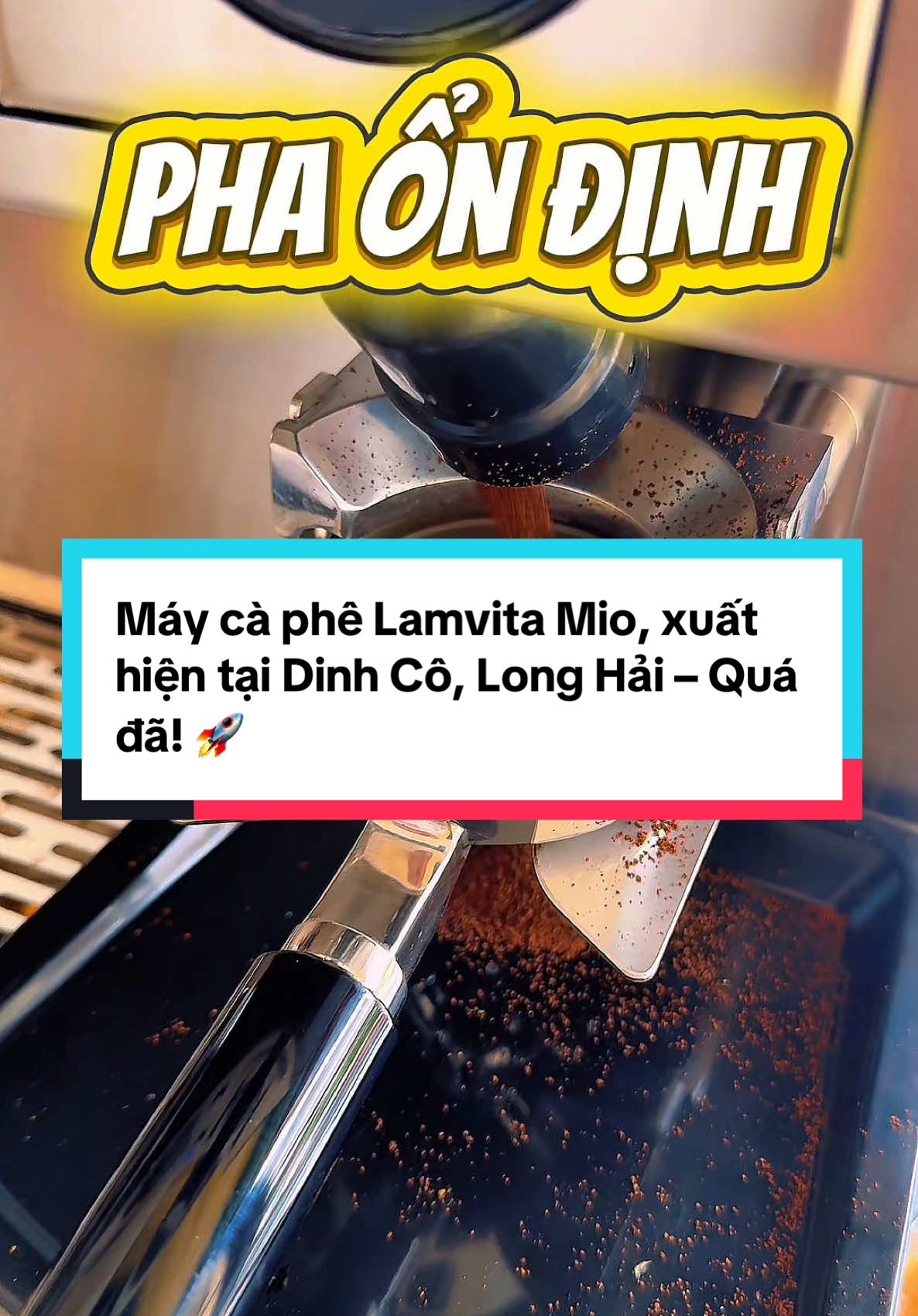 Lắp đặt máy pha cà phê Lamvita Mio tại Dinh Cô, Long Hải ✨☕ #lamvitamio #mayphacaphebariavungtau #lapdatmaycafe #longhai #dinhco #caphephamay